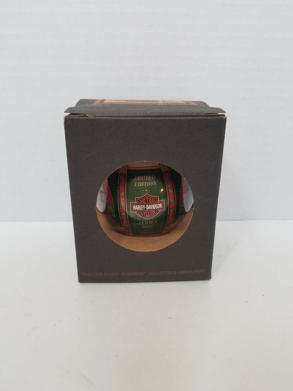 Harley Davidson 1999 Limited Edition Electra Glide Suprise Christmas Ornament